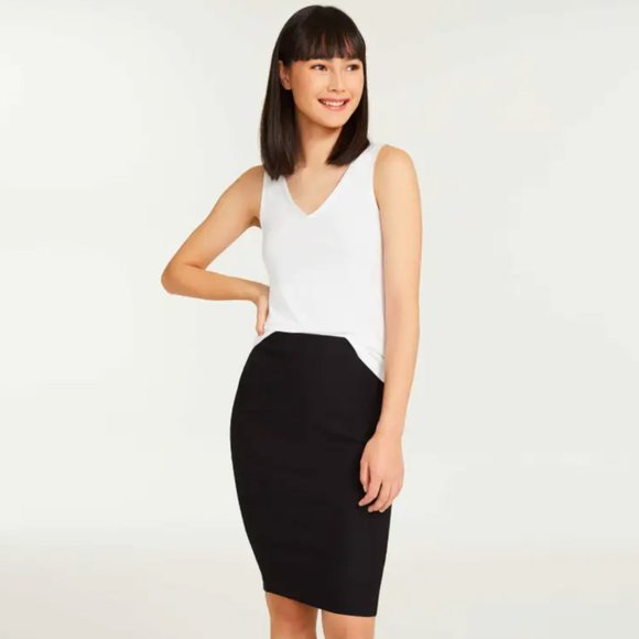 Joe Fresh black knee-length skirt - Picture 1 of 9